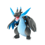 Peluche Méga-Dracaufeu X de 25cm inspirée de la série Pokémon avec flammes puissantes et design fidèle