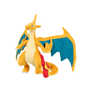 Méga-Dracaufeu Y peluche 25cm inspirée de Pokémon avec flammes puissantes