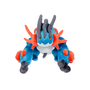 Méga-Laggron peluche 30cm inspirée de Pokémon, représentant le puissant Laggron capable de prédire les tempêtes et soulever de lourds rochers.
