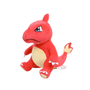 Peluché Reptincel 24cm tirée de la série Pokémon avec flammes bleues sur la queue
