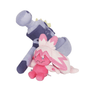 Peluche Forgelina 25cm inspirée de la série Pokémon avec marteau et rochers