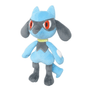Peluche Riolu de 22cm inspirée de Pokémon, peluche fidèle et puissante