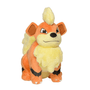 Peluches Caninos 20cm représentant le Pokémon de la série animée Pokémon, fidèle et courageux.