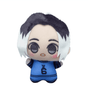 Peluche Gagamaru Gin 10cm inspirée de la série animée Blue Lock, figurine sportive et athlétique
