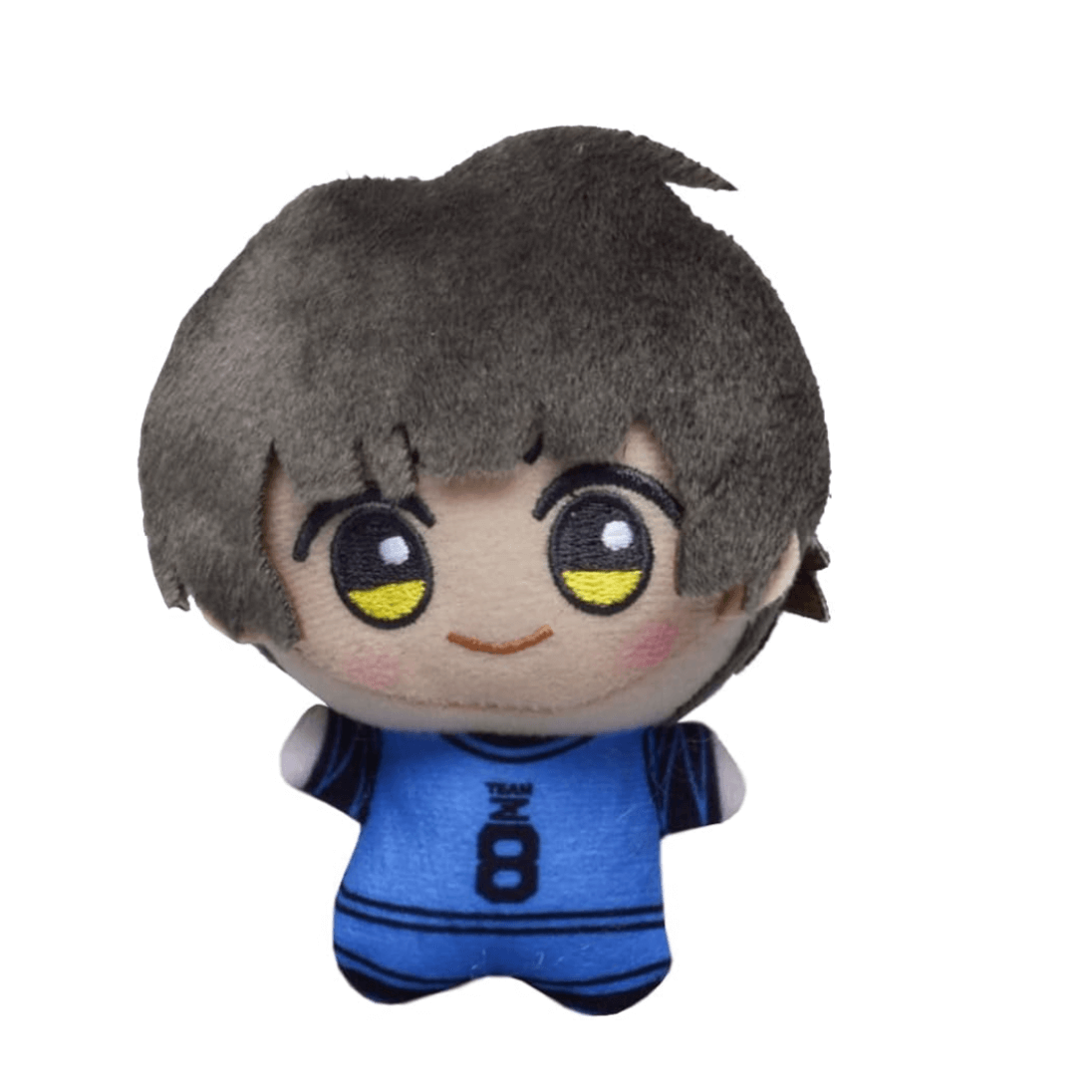 peluche Meguru Bachira 10cm inspirée de la série Blue Lock, attaquant sportif et fantaisiste