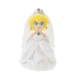 Peluche Peach 30 cm inspirée de Super Mario Bros, princesse du Royaume Champignon.