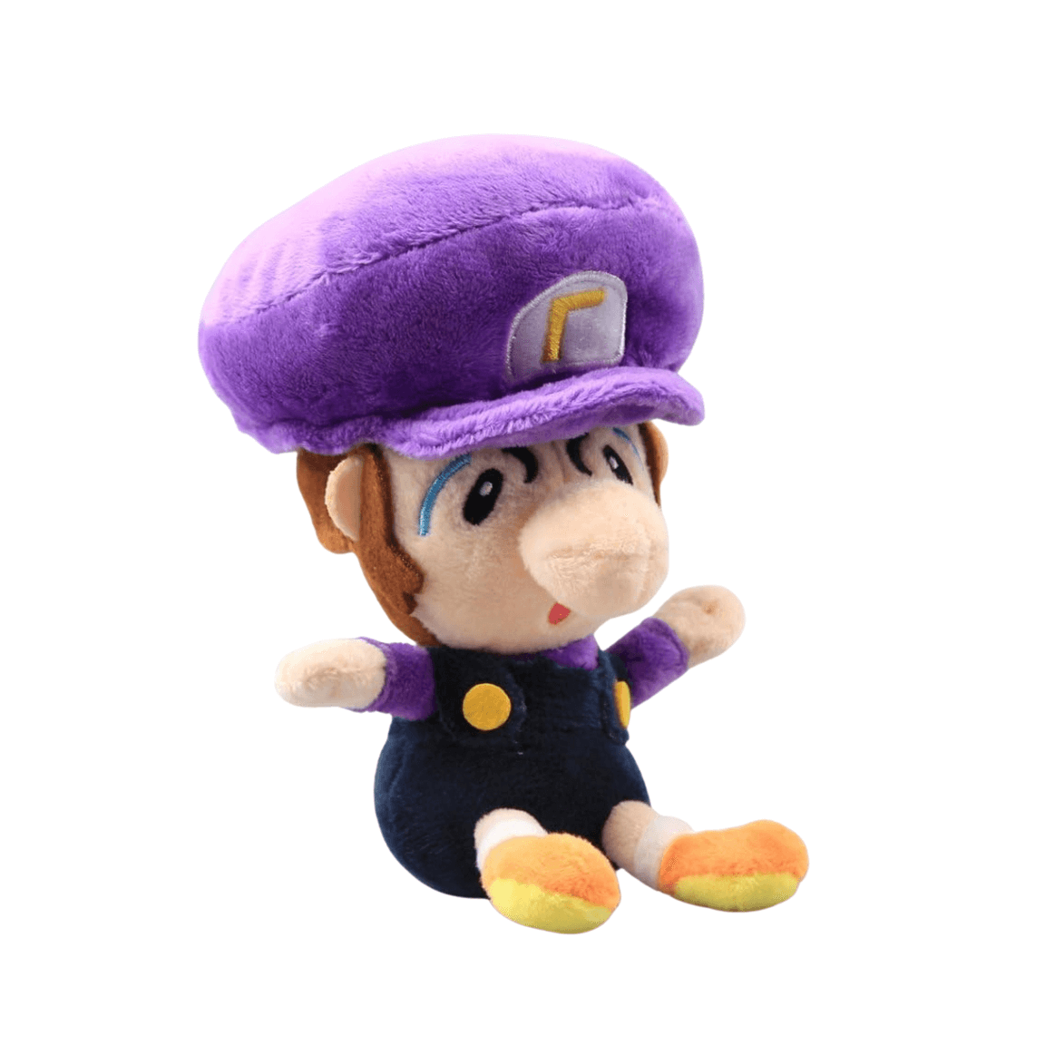 peluche Bébé Waluigi 13 cm inspirée de la série Mario, peluche vicieuse et puissante