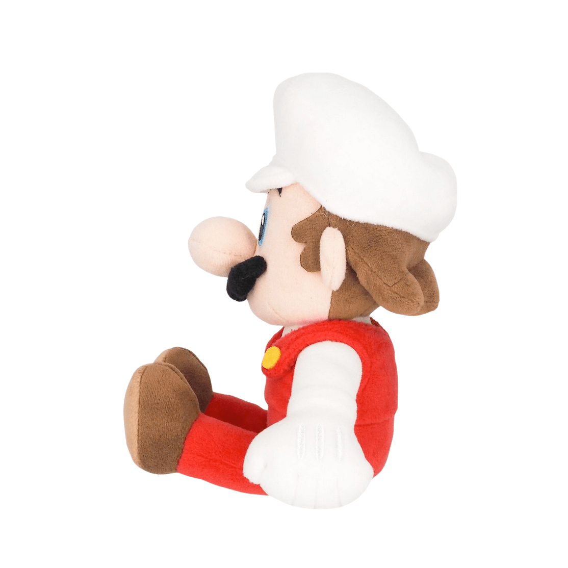 Peluche Mario de Feu en position assise, héros de la série de jeux vidéo Super Mario Bros., 25 cm.