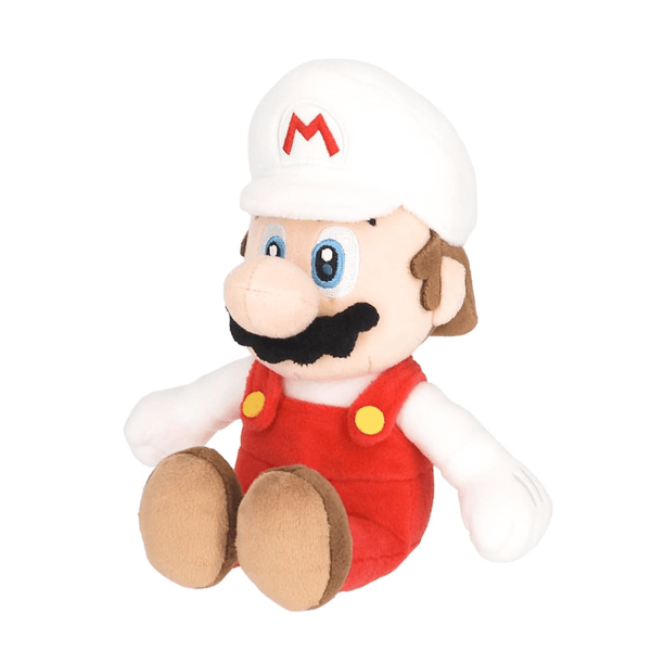 Peluche Mario de 25cm inspirée de la série Super Mario Bros, personnage courageux et emblématique.
