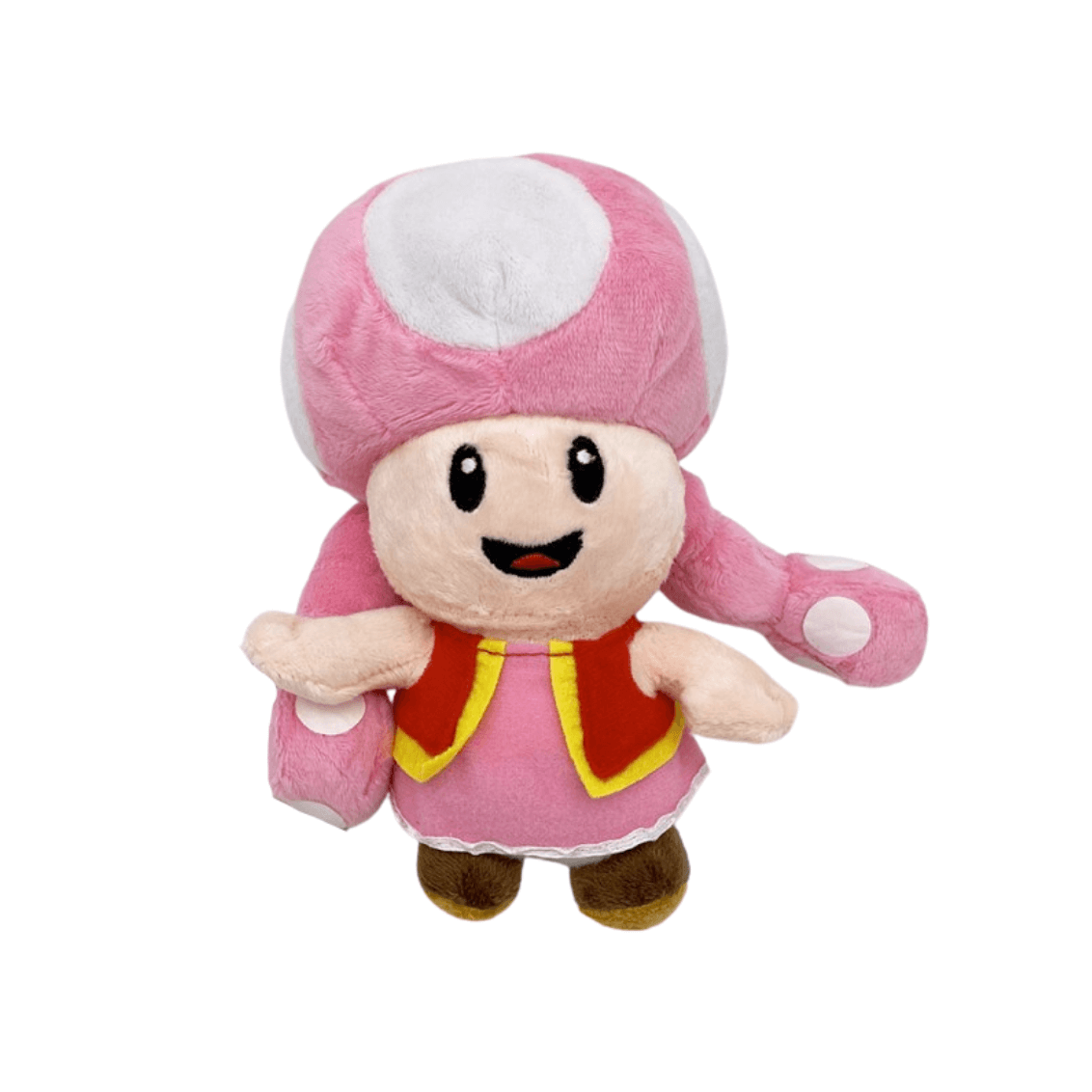 Peluche Toadette 17cm inspirée de la série Mario, peluche douce et intelligente.