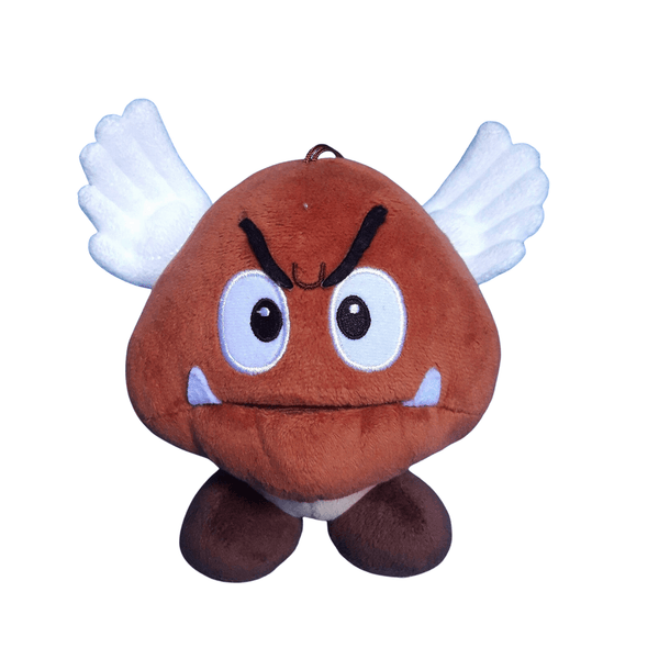 peluche Goomba ailé 16cm inspirée de Super Mario, ami méchant et hostile