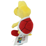 Peluche Koopa Rouge de 14cm avec carapace rouge, personnage emblématique de la série de jeux vidéo Mario.