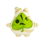Peluche Korogu en bois de 18cm inspirée du jeu vidéo Zelda avec visage en forme de feuille