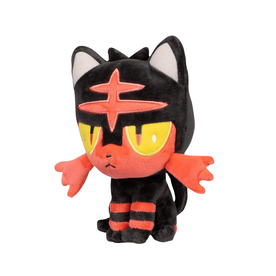 Peluche Flamiaou 22cm inspirée du Pokémon Flamiaou, peluche fidèle et puissante