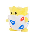 peluche Togepi 20cm inspirée du Pokémon, symbole de chance et joie, personnage fidèle et puissant