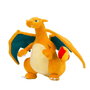 peluche Dracaufeu 25cm inspirée du Pokémon avec flammes puissantes et design fidèle