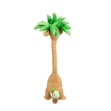 Peluche Noadkoko d'Alola de 40cm avec des feuilles vertes et une tête de Pokémon, un compagnon fidèle.