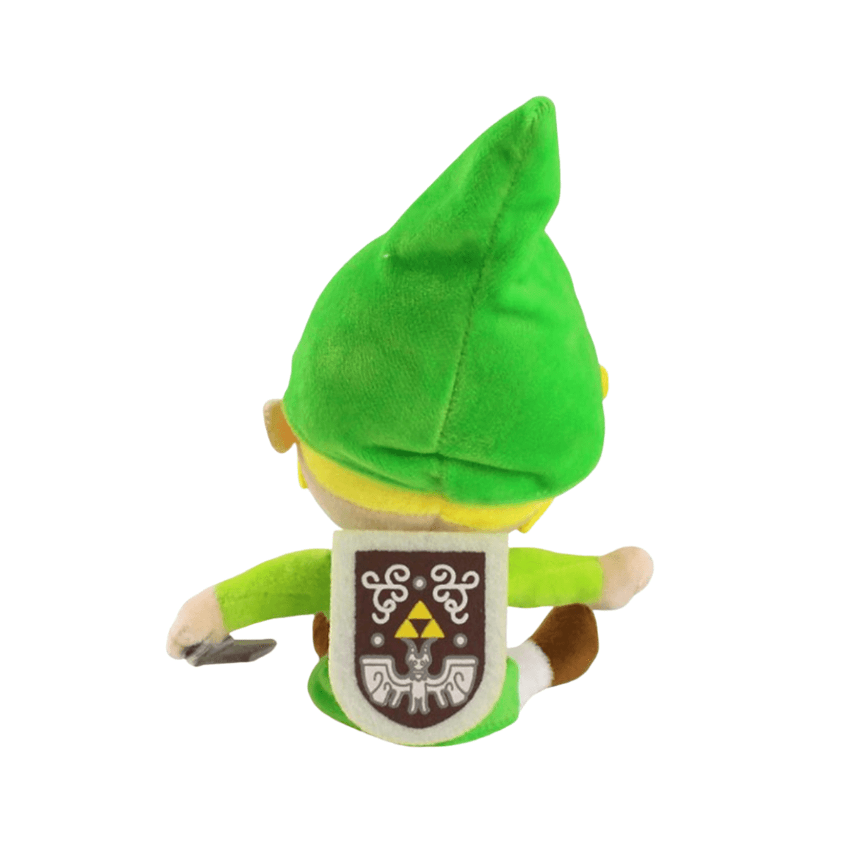 Peluche Link de 19cm avec tunique verte et épée, inspirée de The Legend of Zelda.