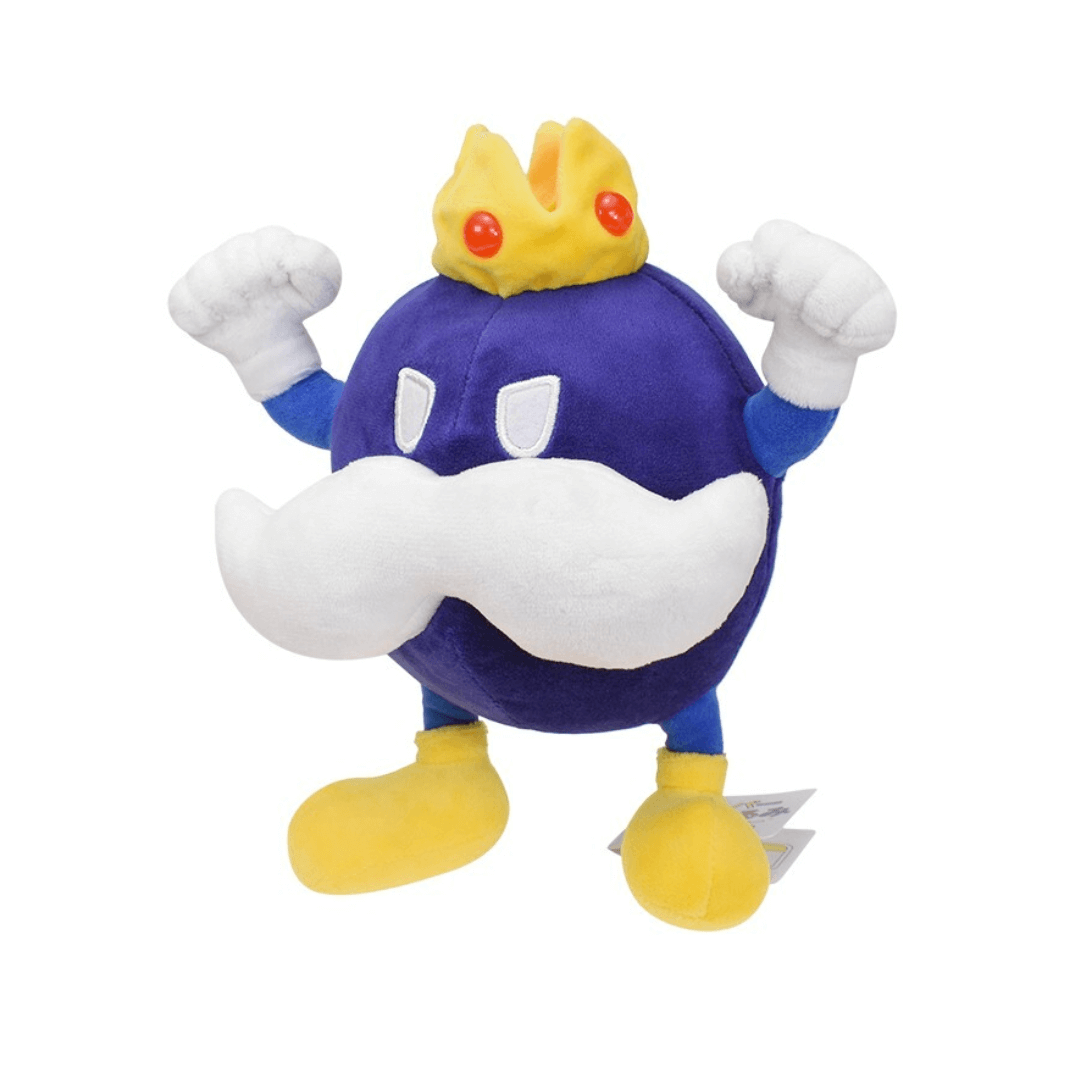 Peluche Roi Bob-omb 20cm inspirée de Super Mario, peluche explosive et puissante du roi Bob-omb